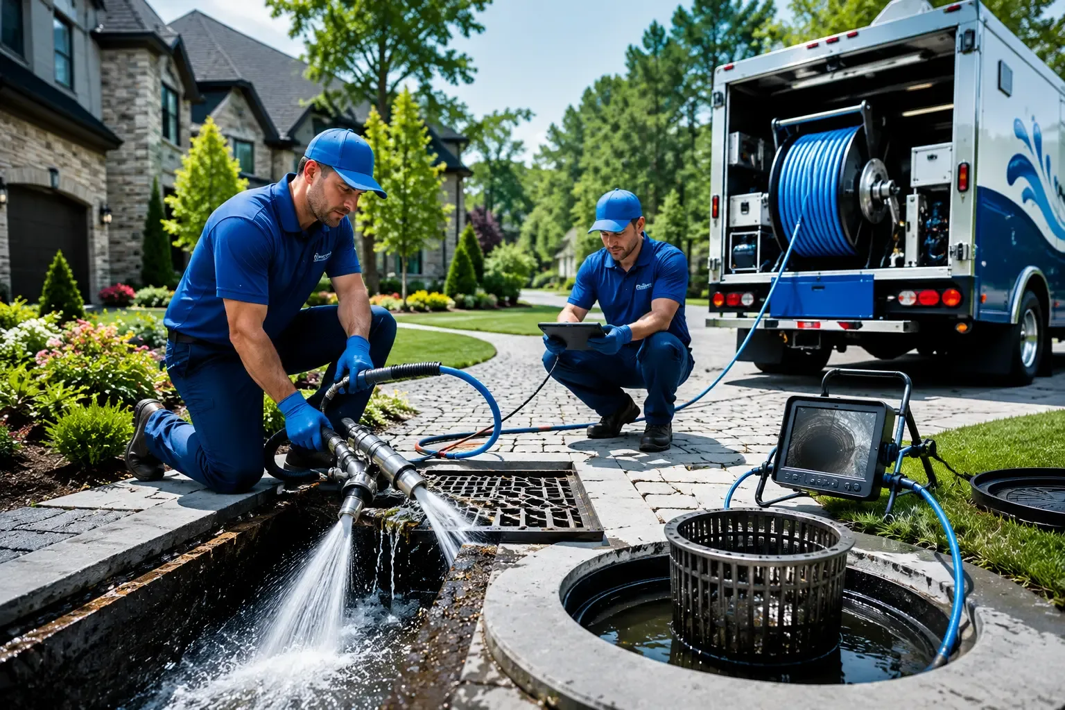 Local outdoor drain cleaning professionals in River Falls, AL